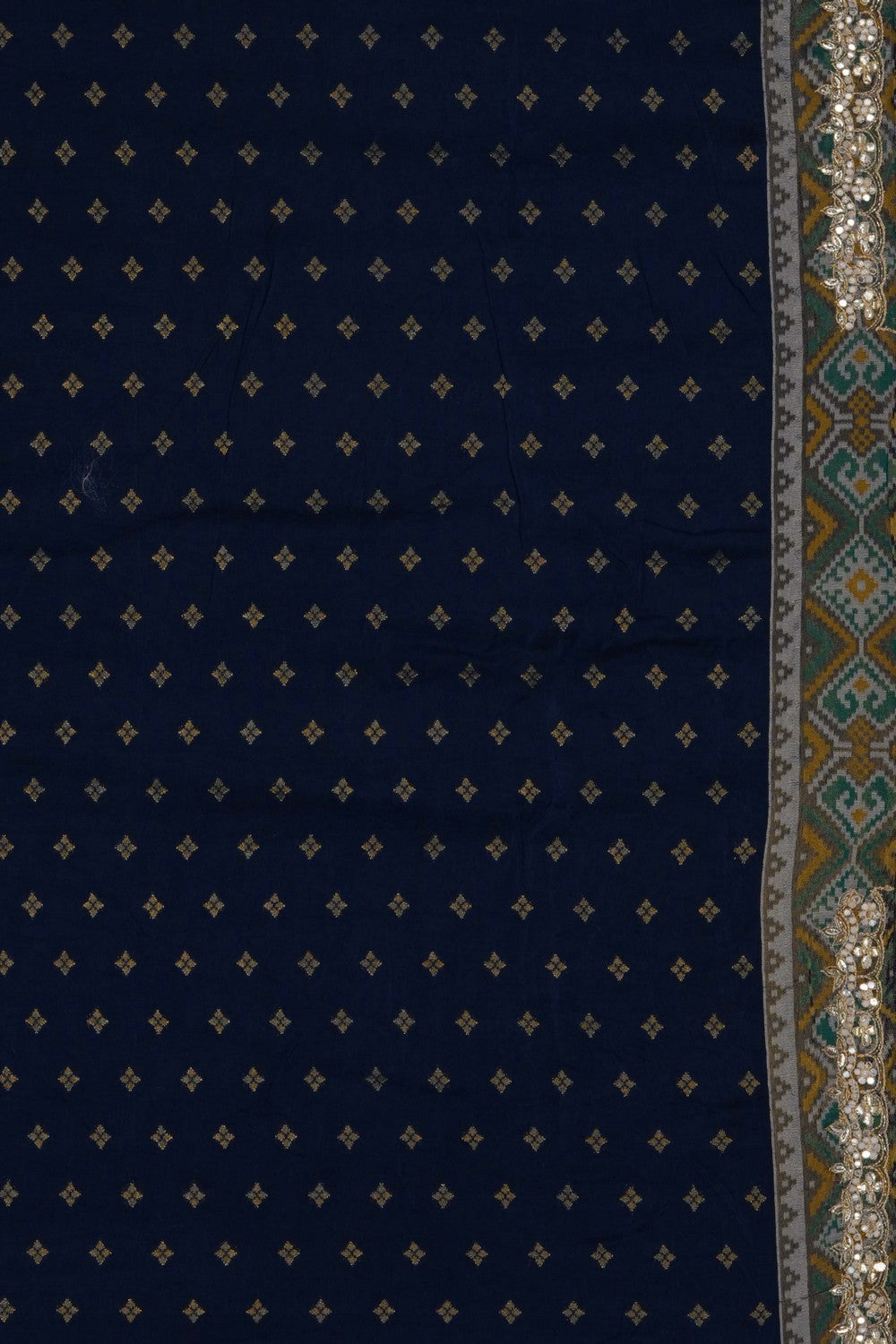 Image of A Fusion Embroidered Saree