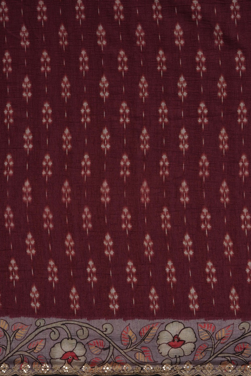Image of A Fusion Embroidered Saree