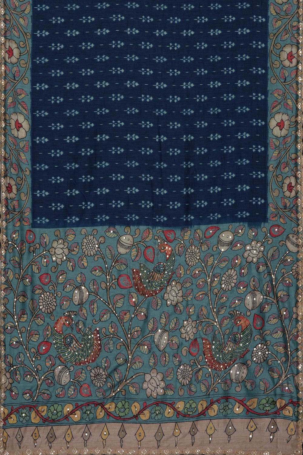 Image of A Fusion Embroidered Saree