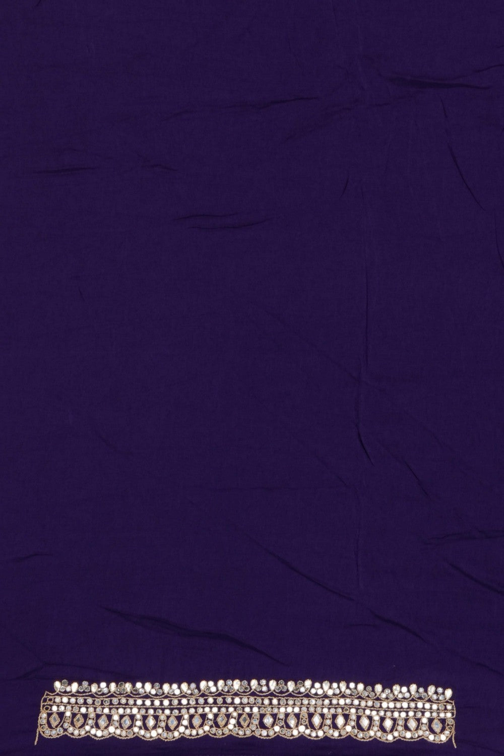 Image of A Purple Embroidered Saree