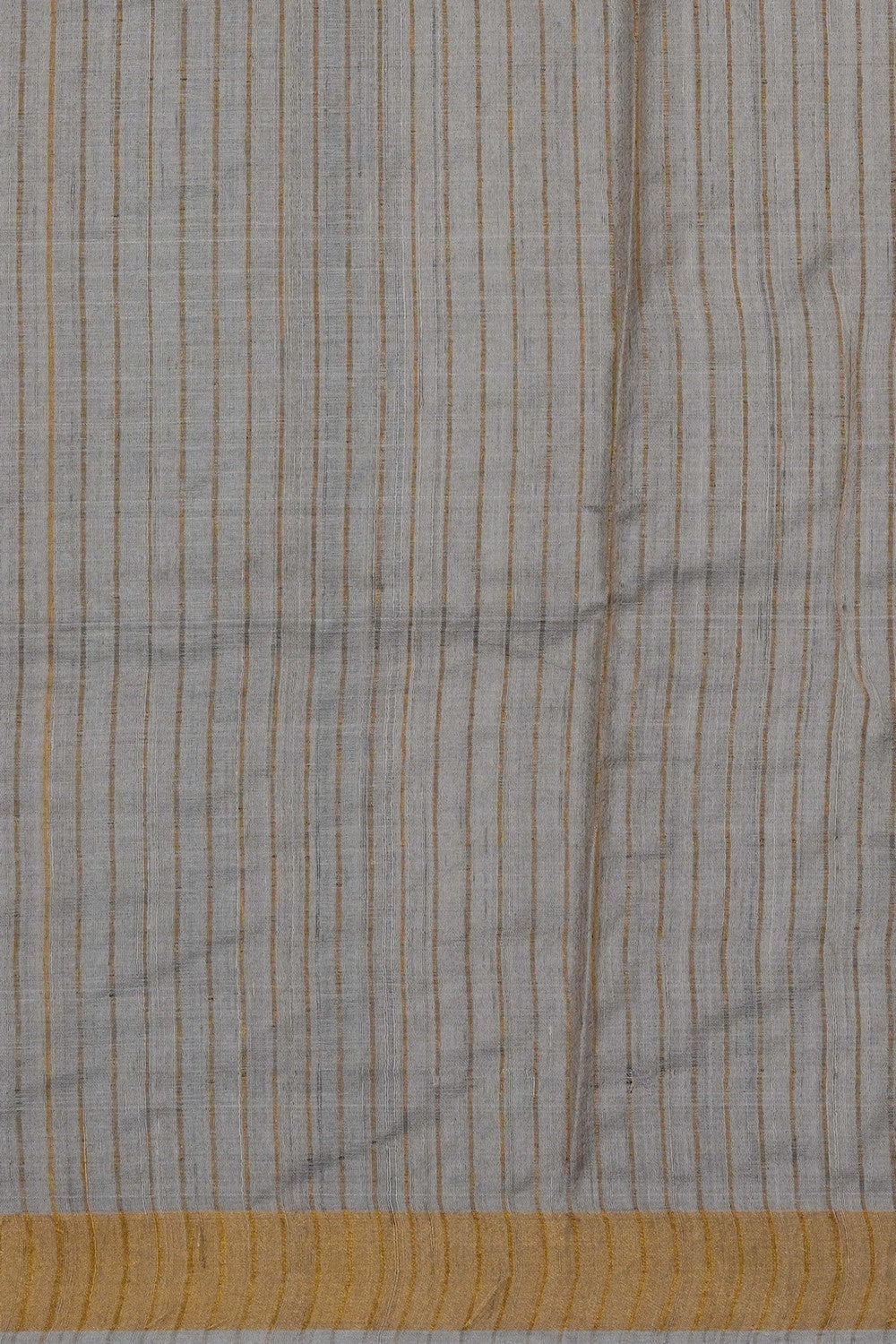 Image of Off-White Desi Tussar Silk Saree