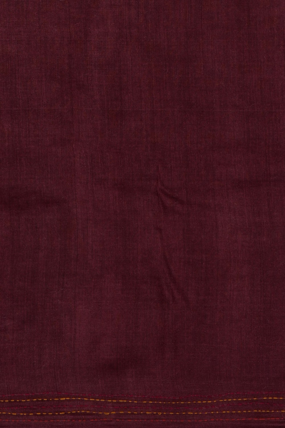 Image of Maroon Desi Tussar Silk Saree