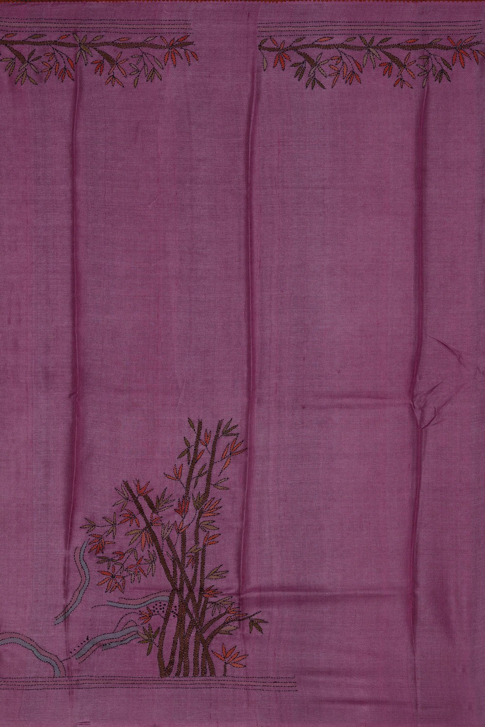 Image of Pink Desi Tussar Silk Saree