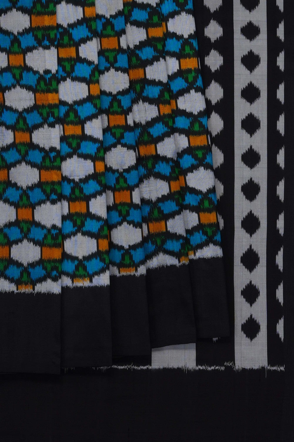 Image of Pochampally Ikat Silk Saree