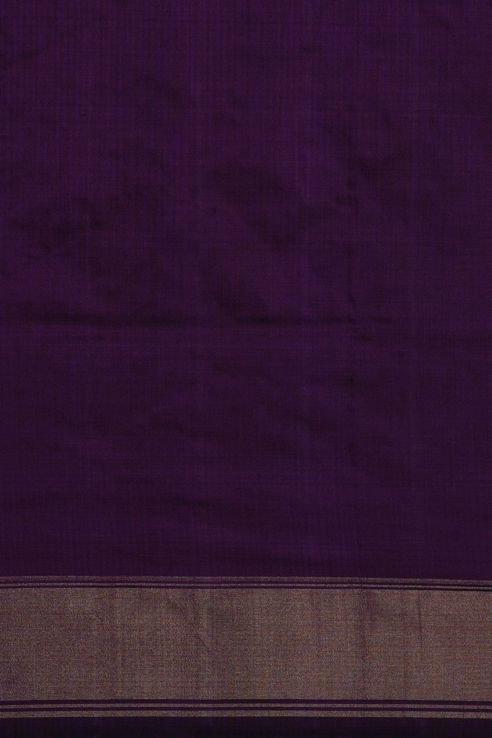 Image of Purple Pochampally Ikat Silk Saree