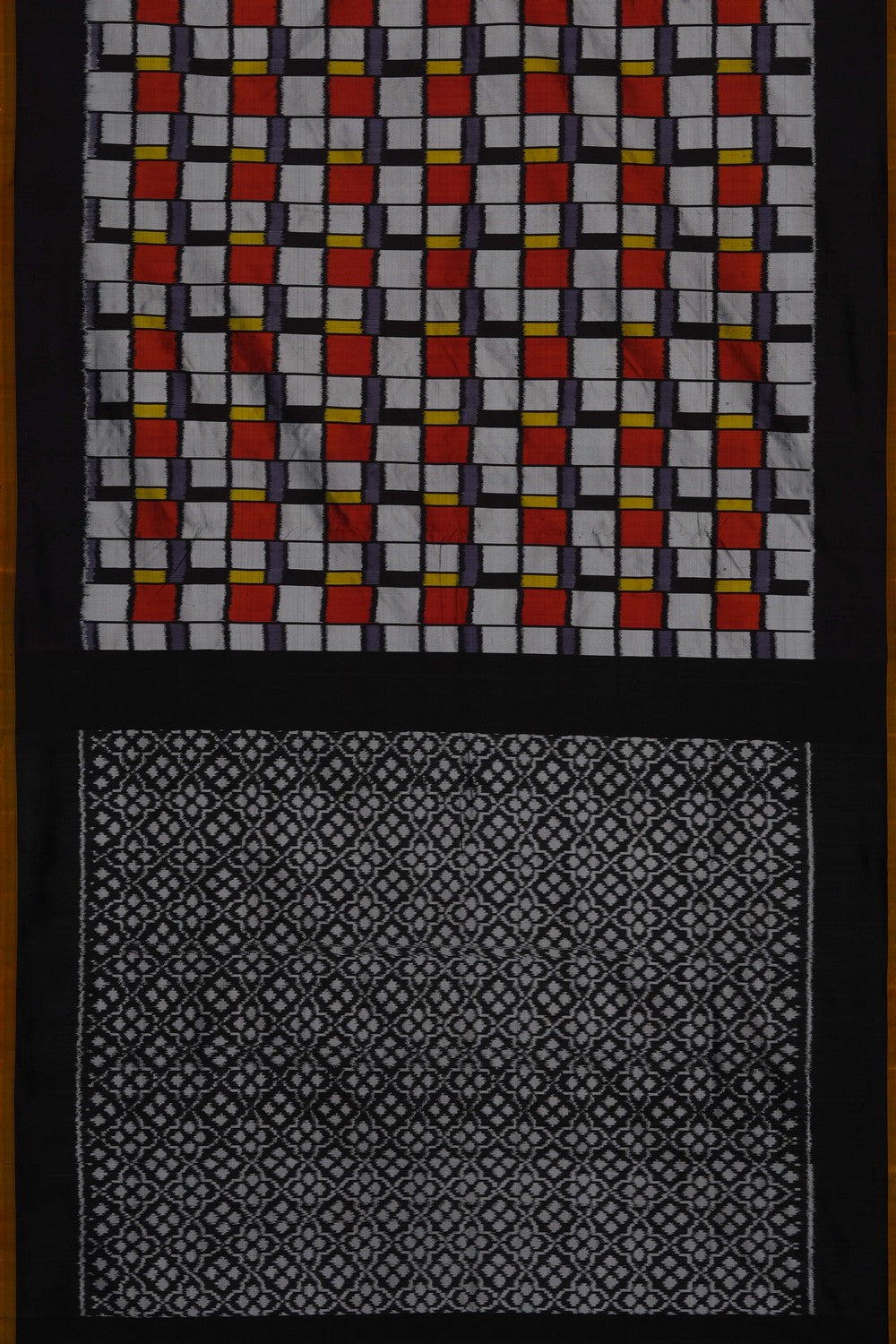 Image of Pochampally Ikat Silk Saree