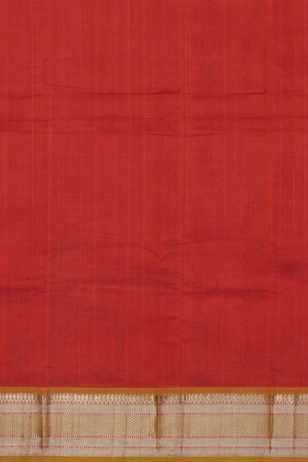 Image of Red Mangalgiri Saree