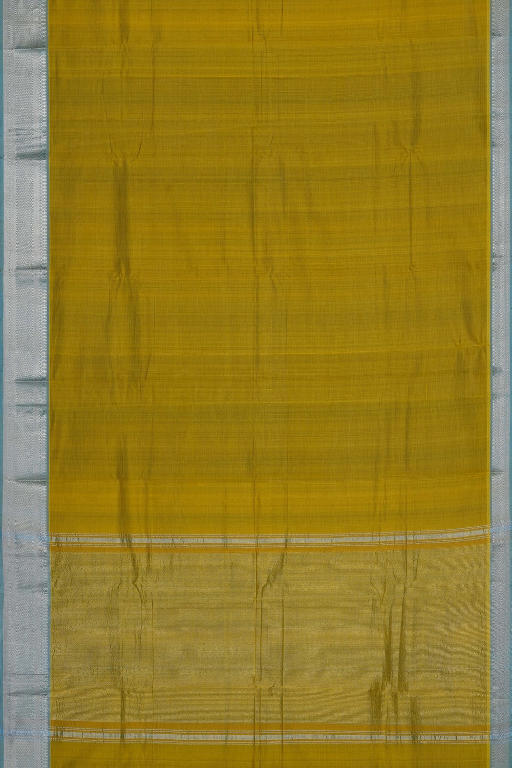 Image of Spring Yellow Mangalgiri Saree
