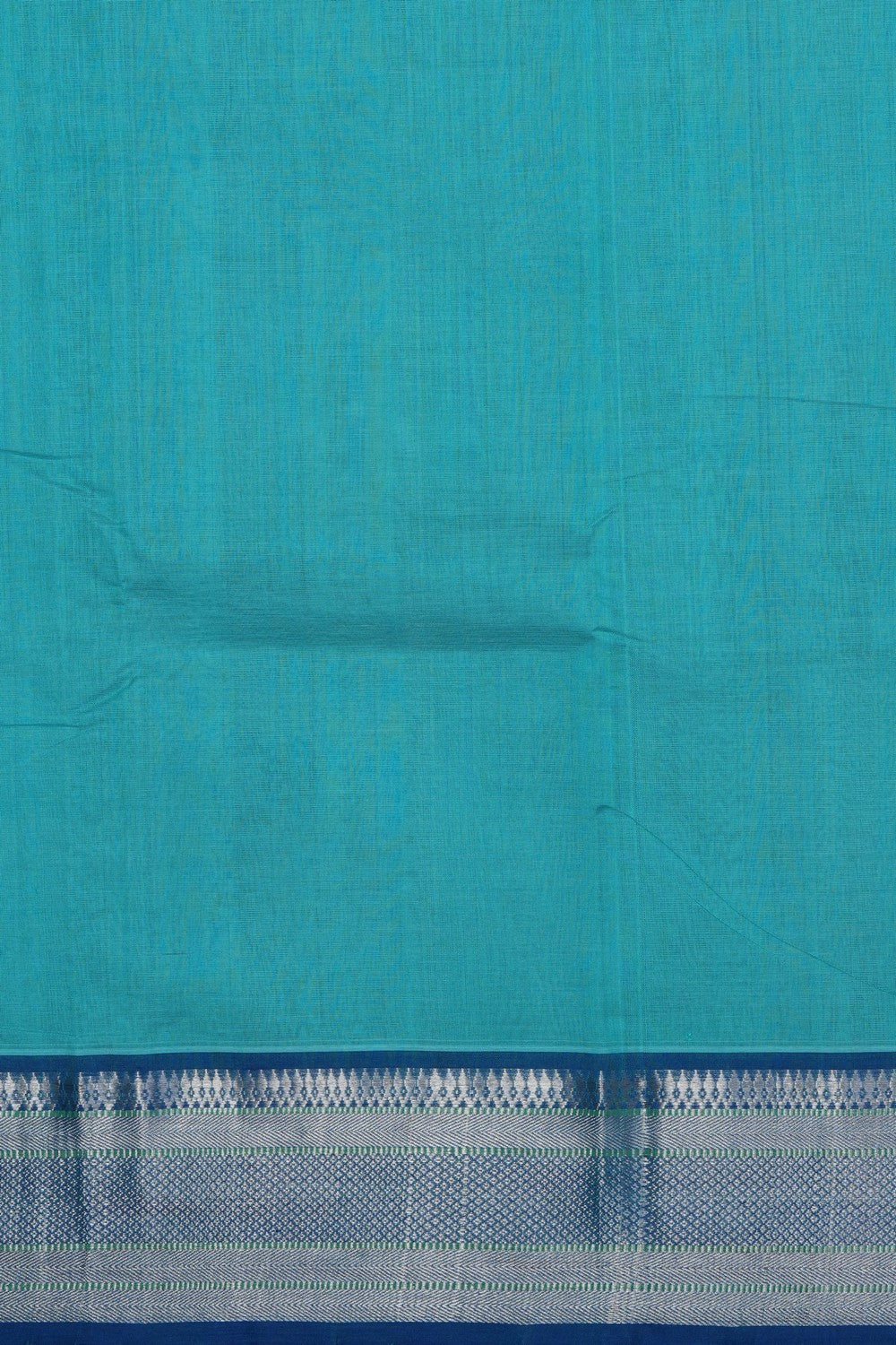Image of Sea Blue Mangalgiri Saree