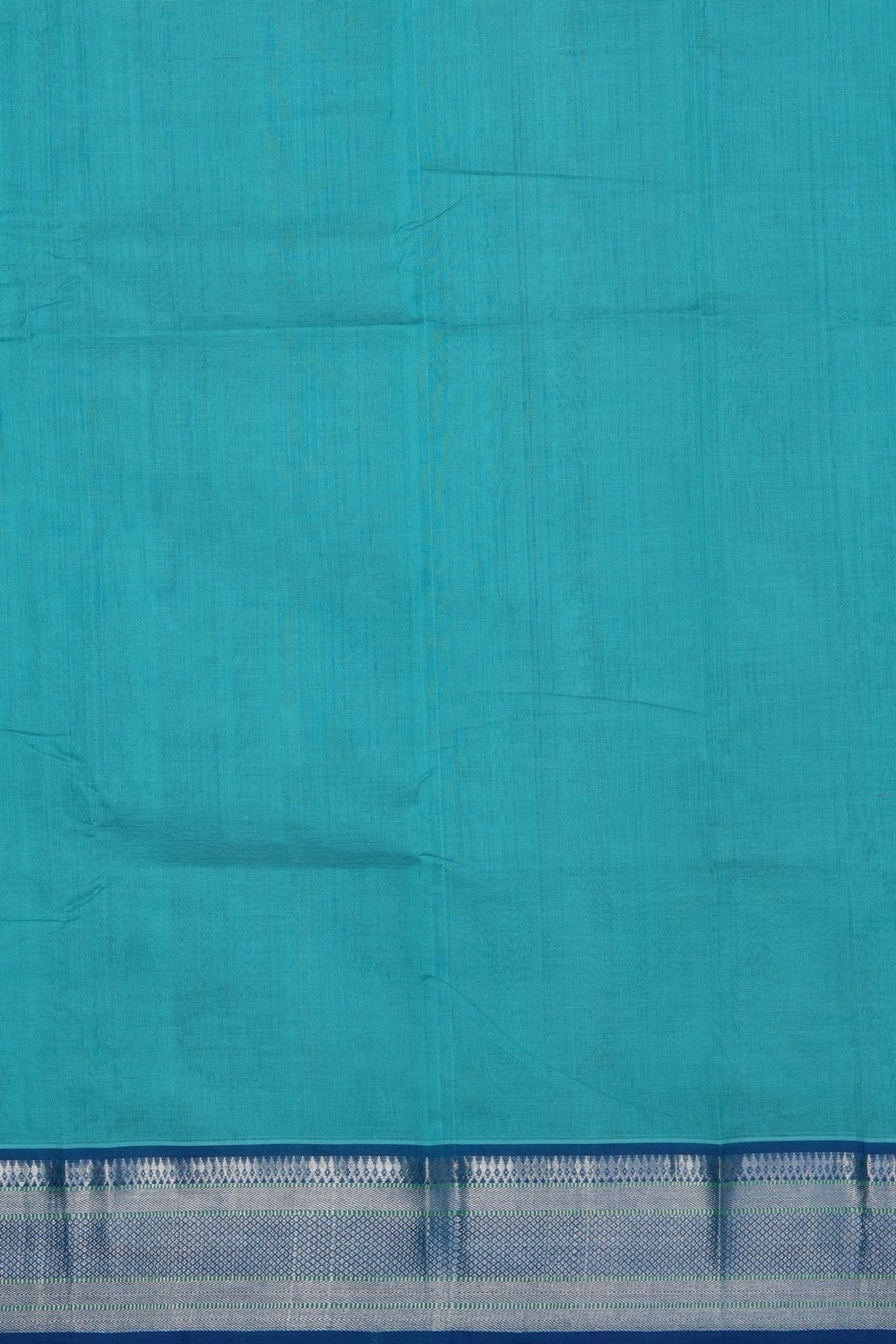 Image of Sea Blue Mangalgiri Saree