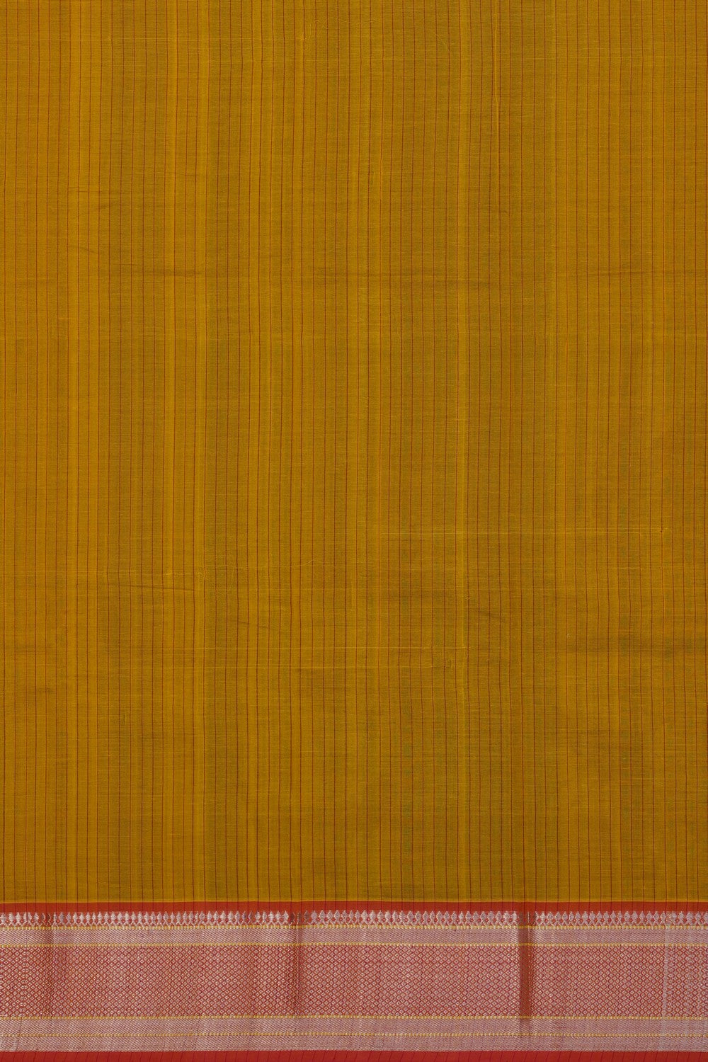 Image of Yellow Mangalgiri Saree