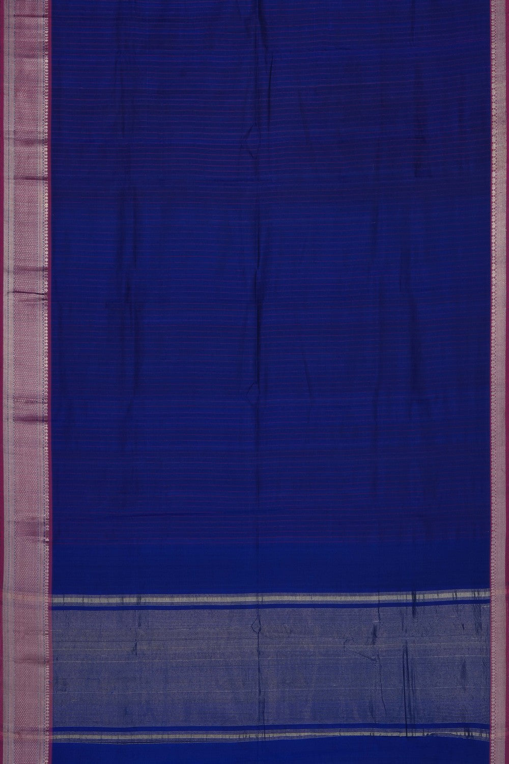 Image of Indigo Blue Mangalgiri Saree