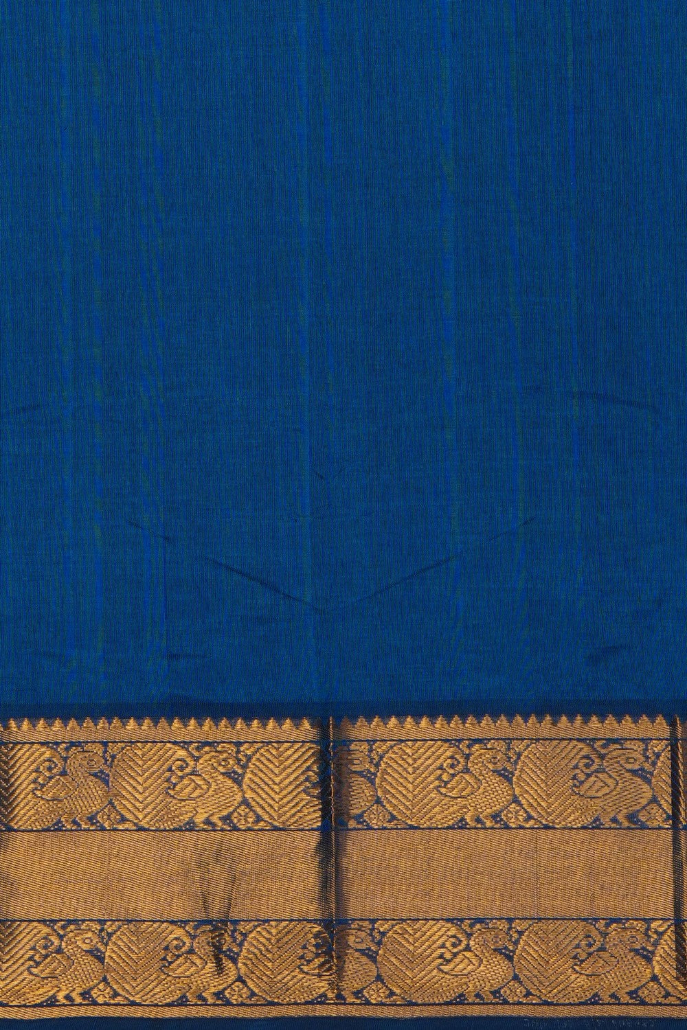 Image of Blue Mangalgiri Saree