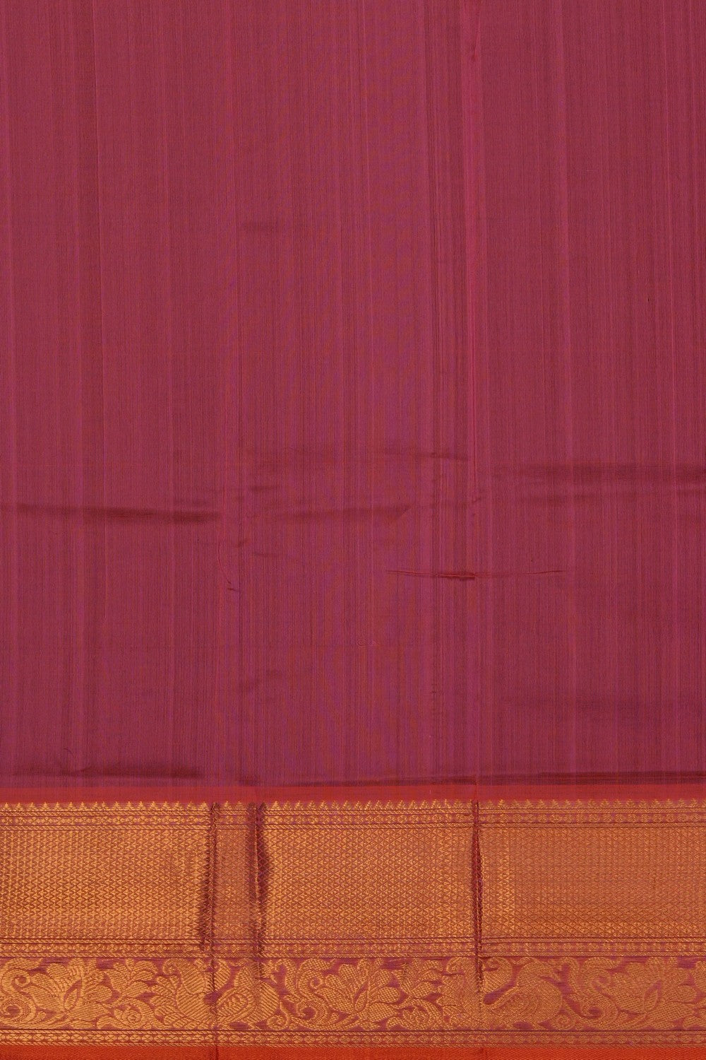 Image of Fuchsia-Pink Mangalgiri Saree