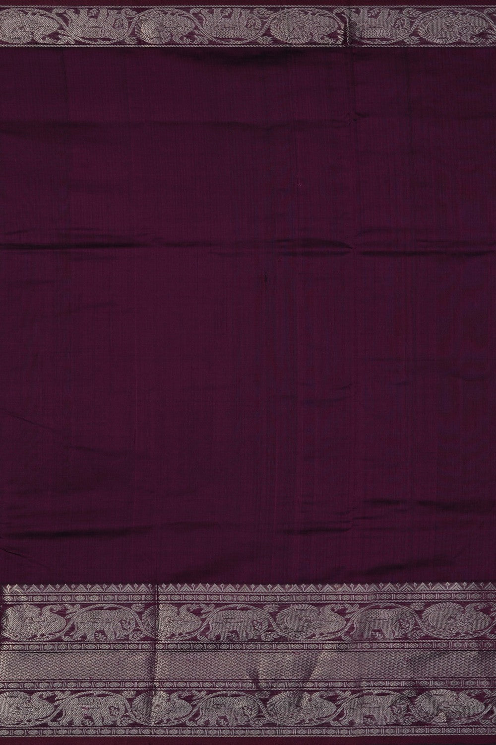 Image of Purple Mangalagiri Silk Saree