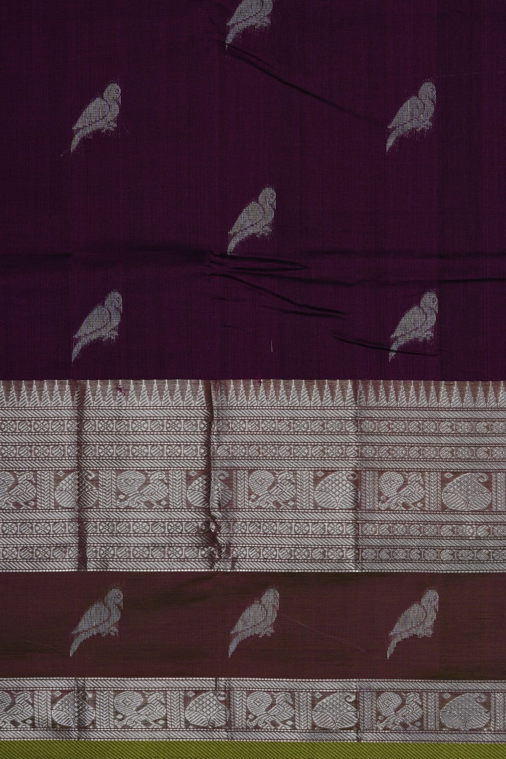 Image of Violet Mangalgiri Saree