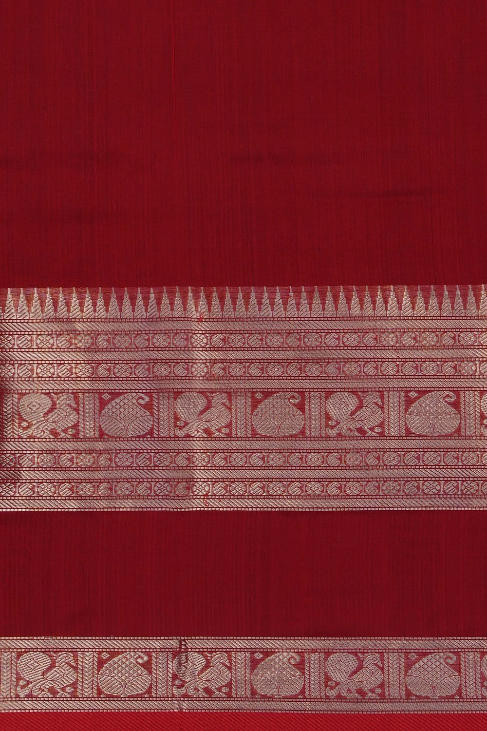 Image of Purple Mangalgiri Saree