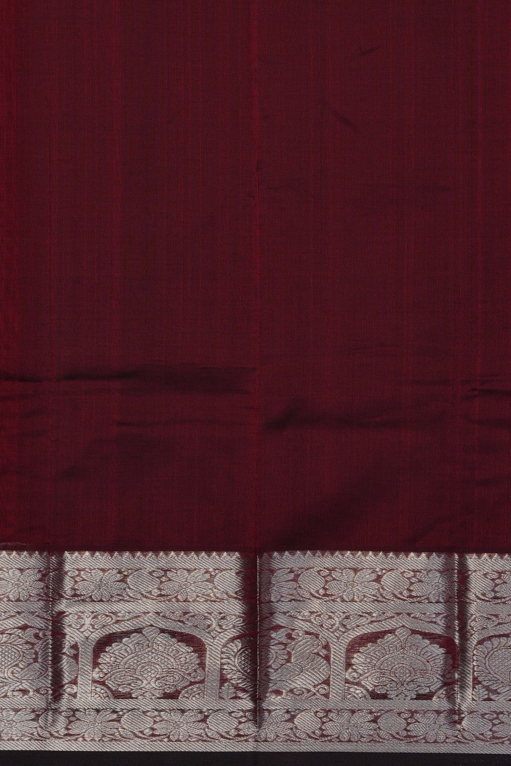 Image of Caramel-Maroon Mangalgiri Saree