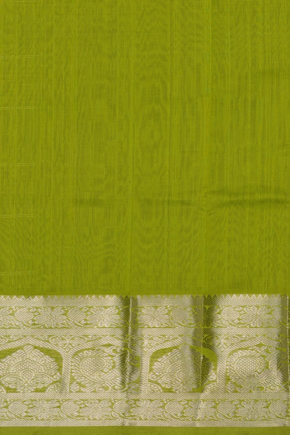 Image of Green Mangalgiri Saree