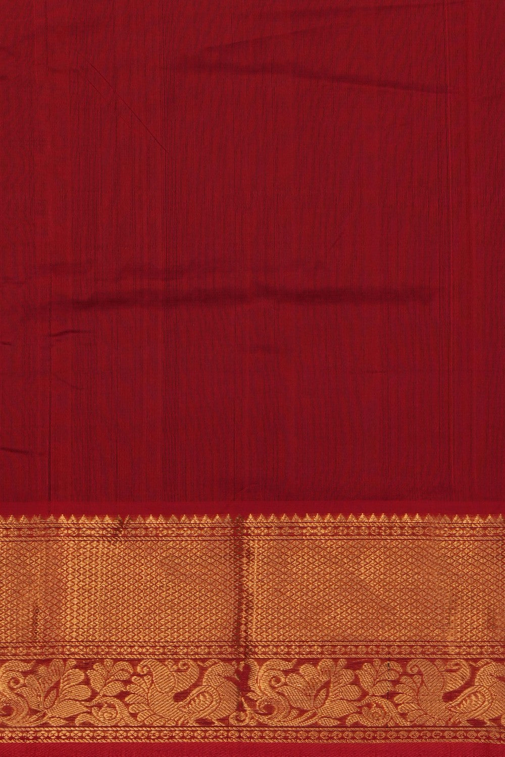 Image of Purple Mangalgiri Silk Saree