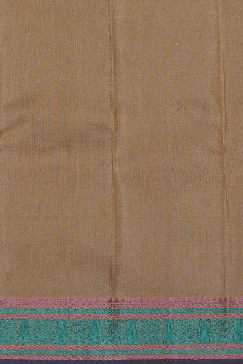 Image of Off-White Kanjivaram Silk Saree