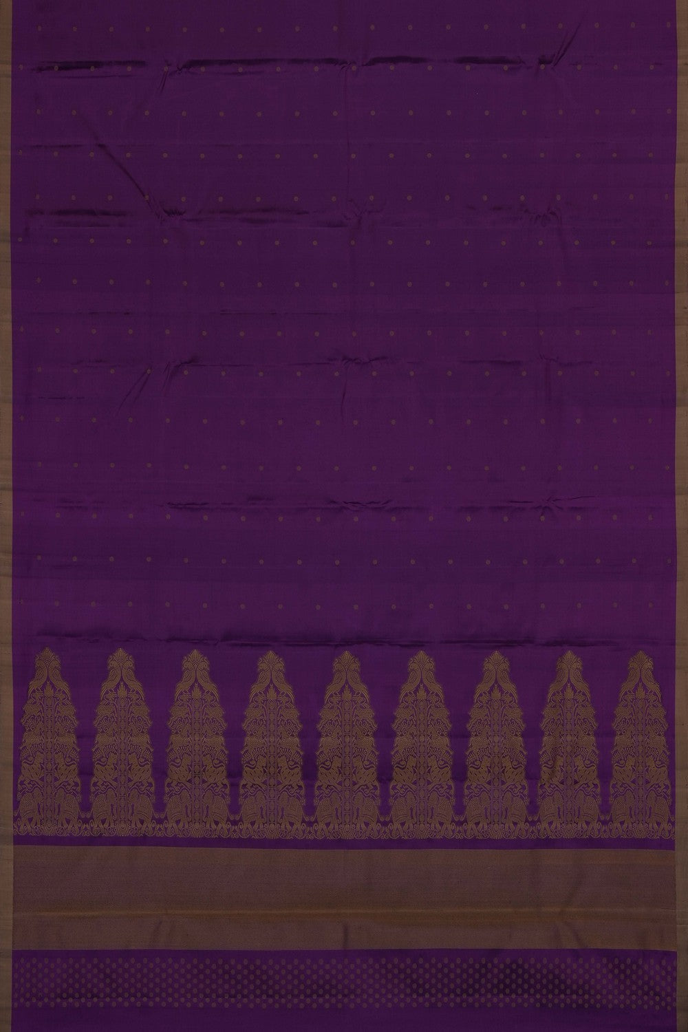 Image of Purple Kanjivaram Silk Saree