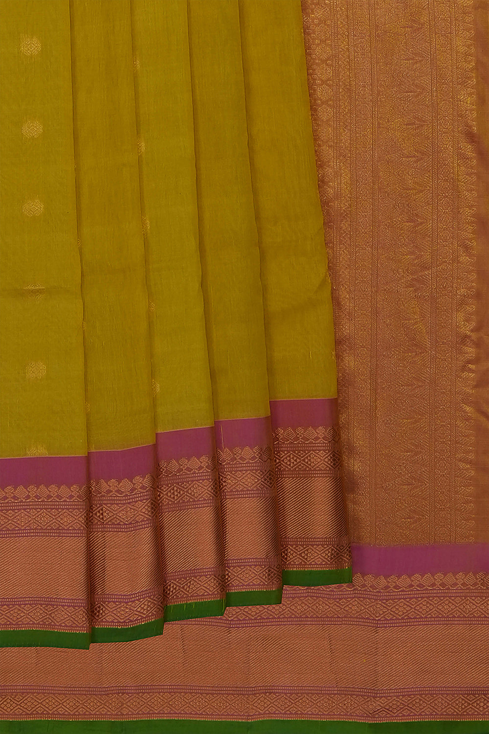 Image of Green Gadwal Saree