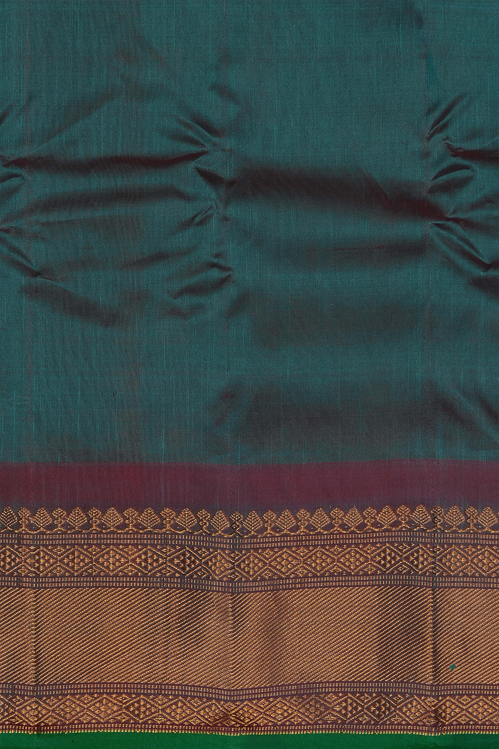 Image of Green Gadwal Saree