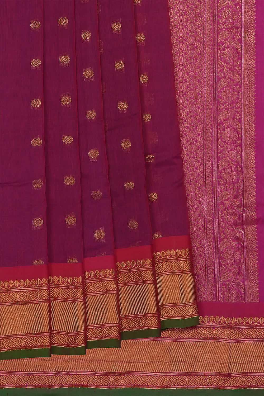 Image of Pink Gadwal Saree