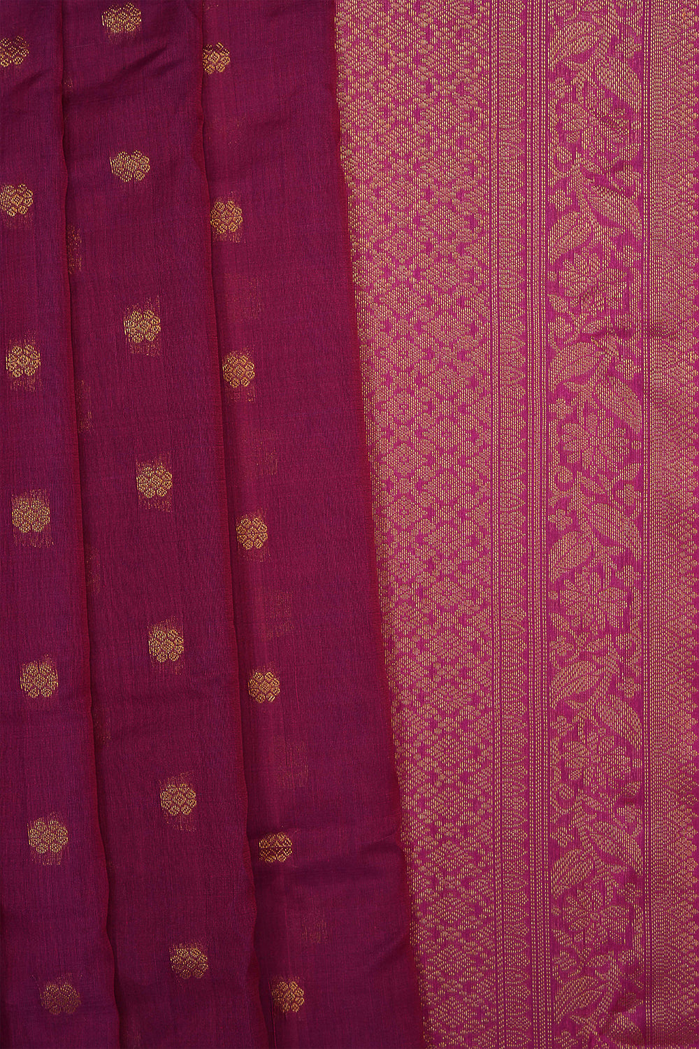 Image of Pink Gadwal Saree