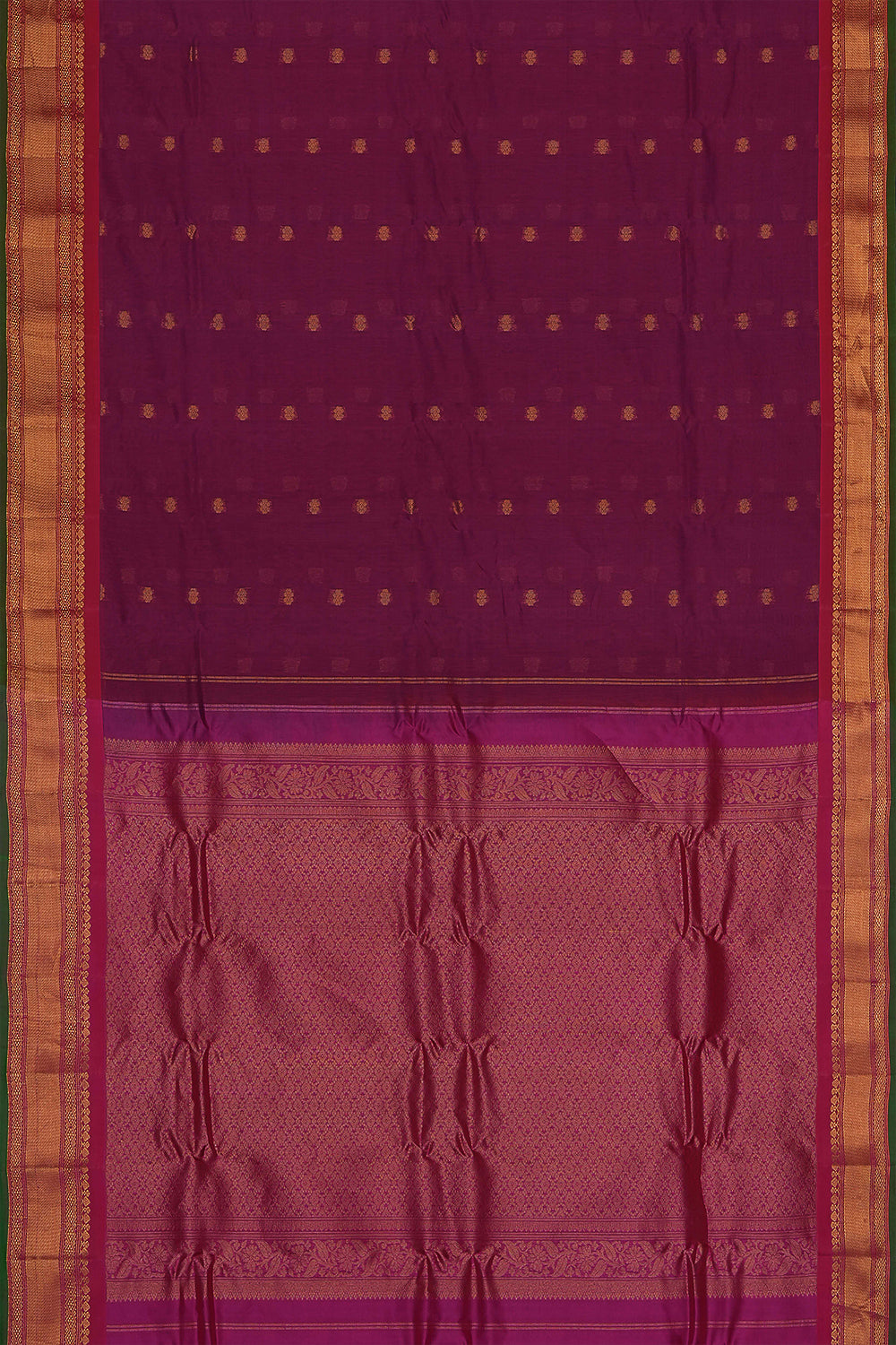 Image of Pink Gadwal Saree