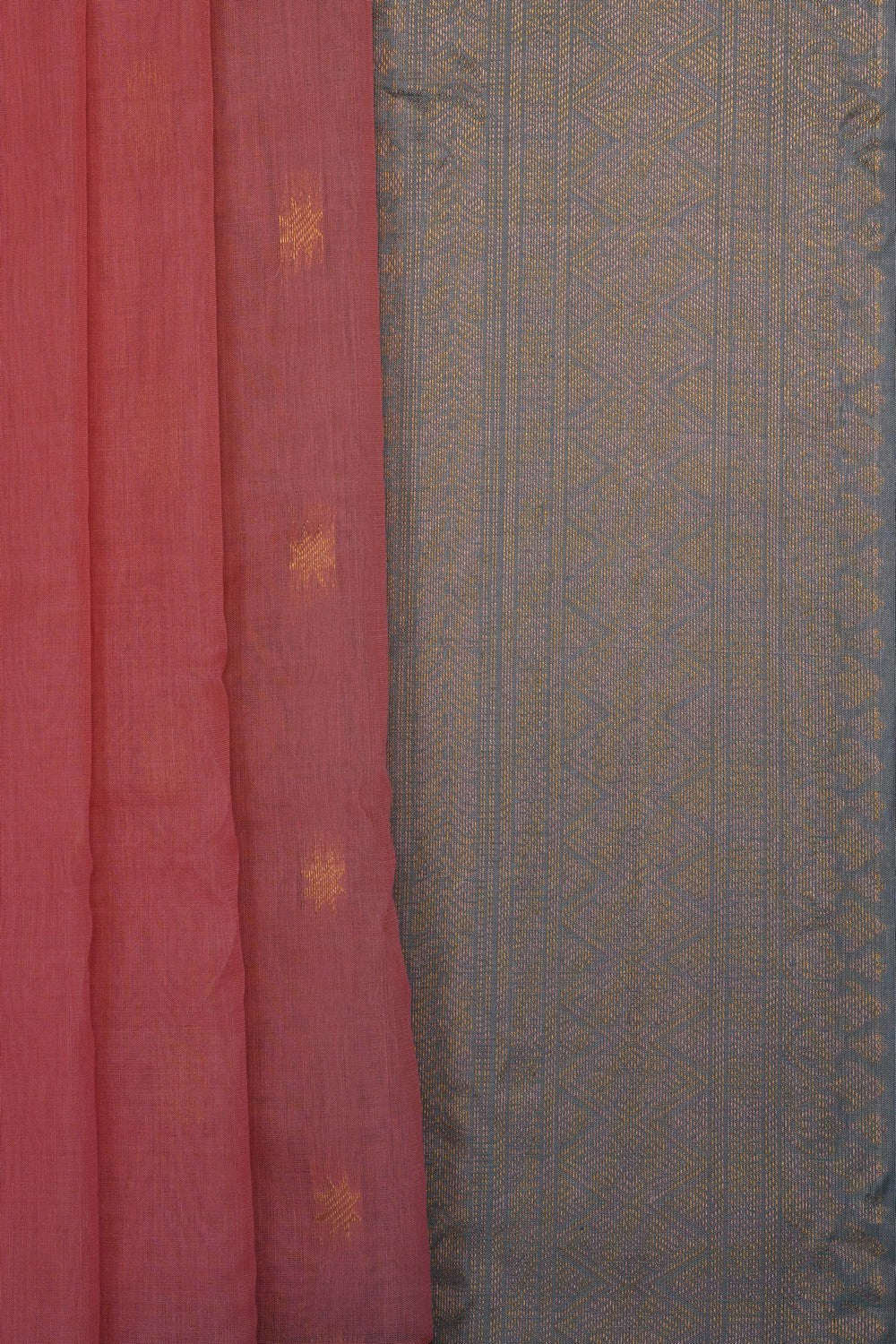 Image of Pink Gadwal Silk Saree