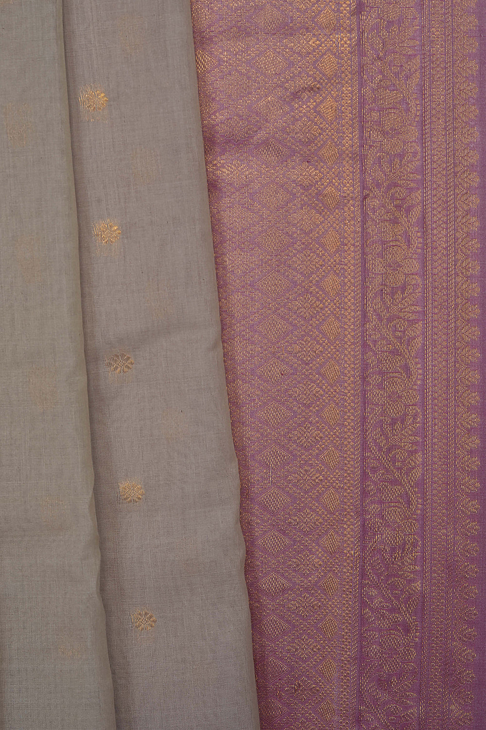Image of Grey Gadwal Saree