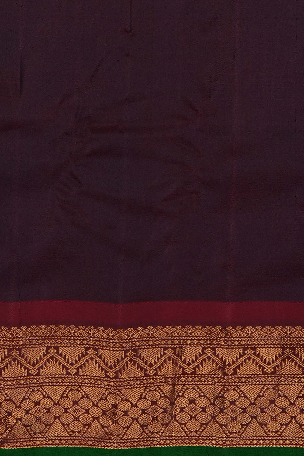 Image of Purple Gadwal Silk Saree