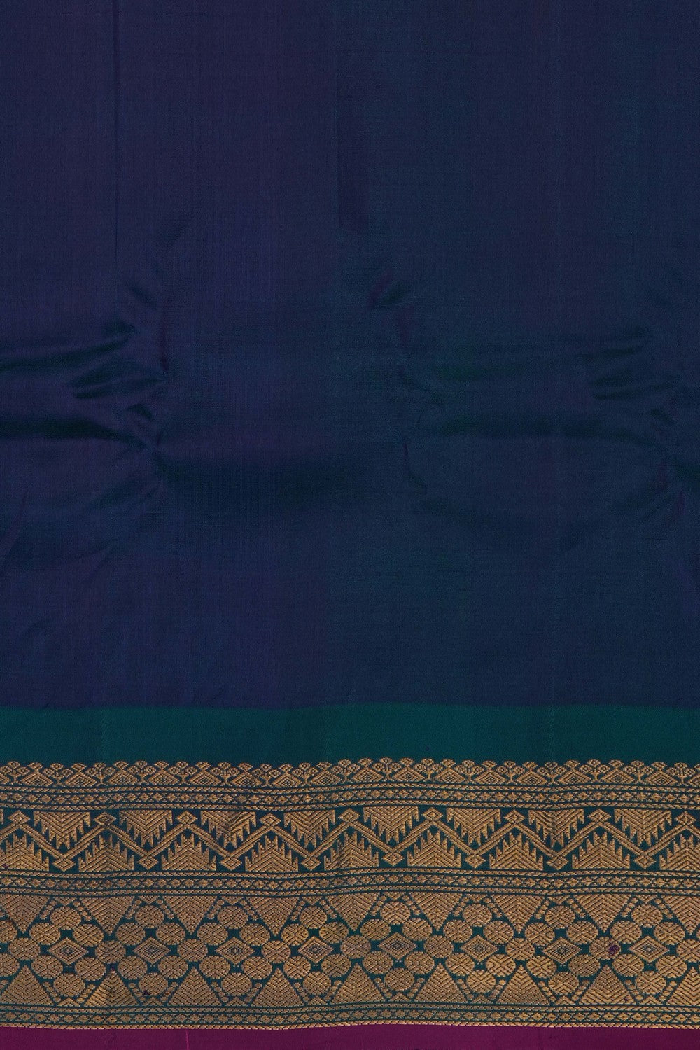 Image of Purple Gadwal Silk Saree