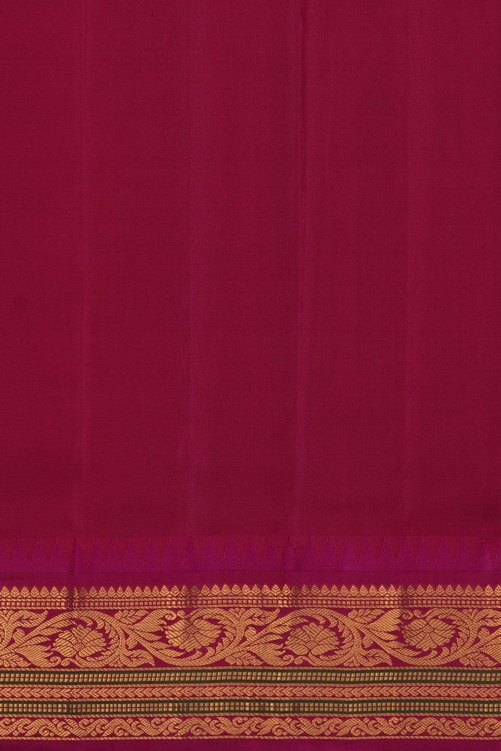 Image of Mint-Green Gadwal Silk Saree