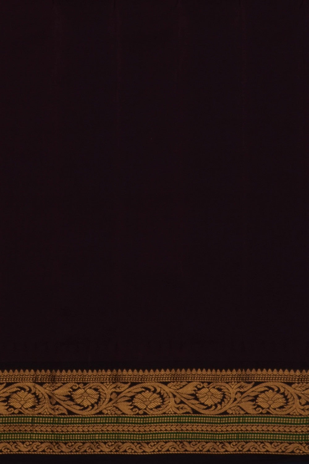 Image of Peach Gadwal Silk Saree