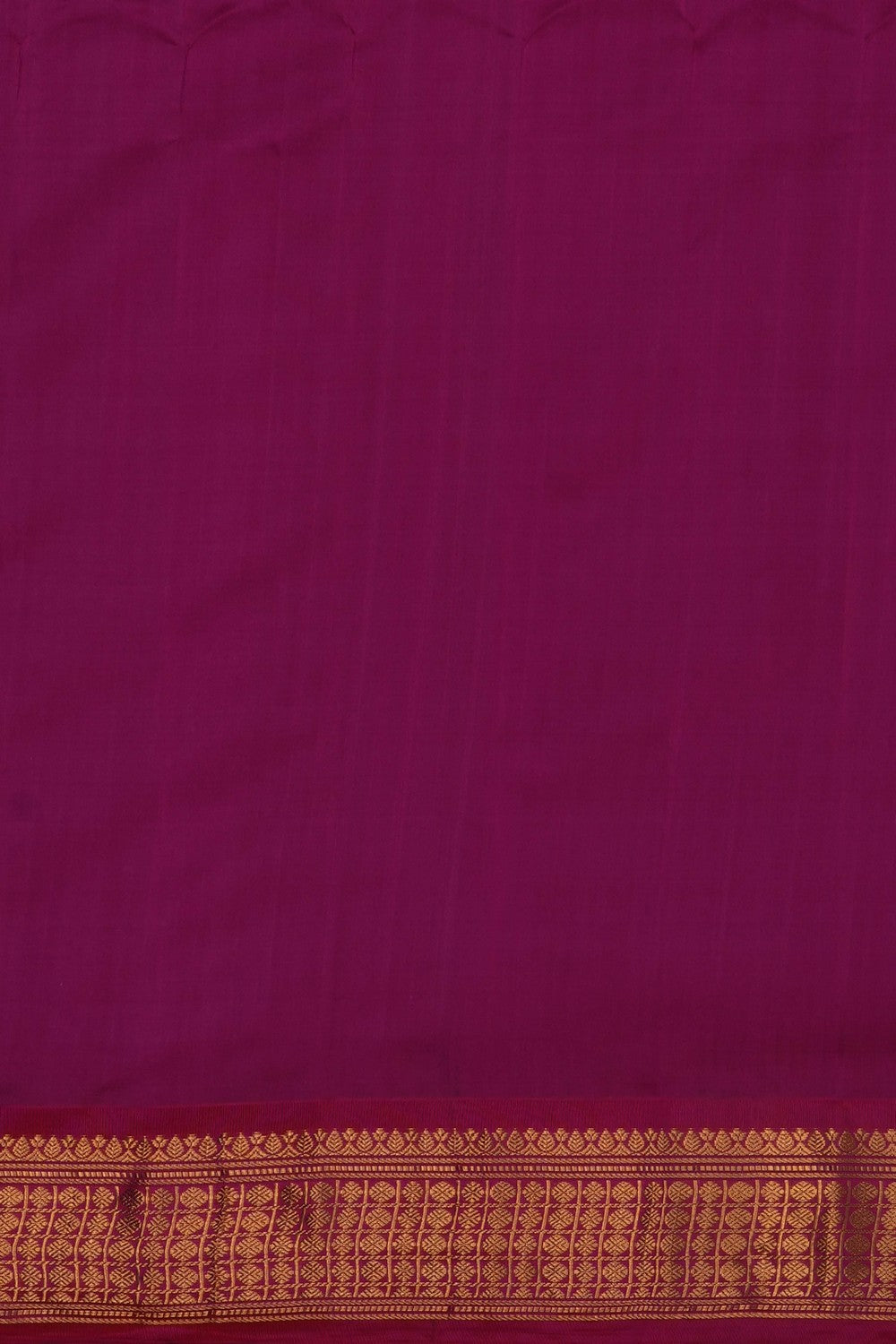 Image of Blue Gadwal Silk Saree