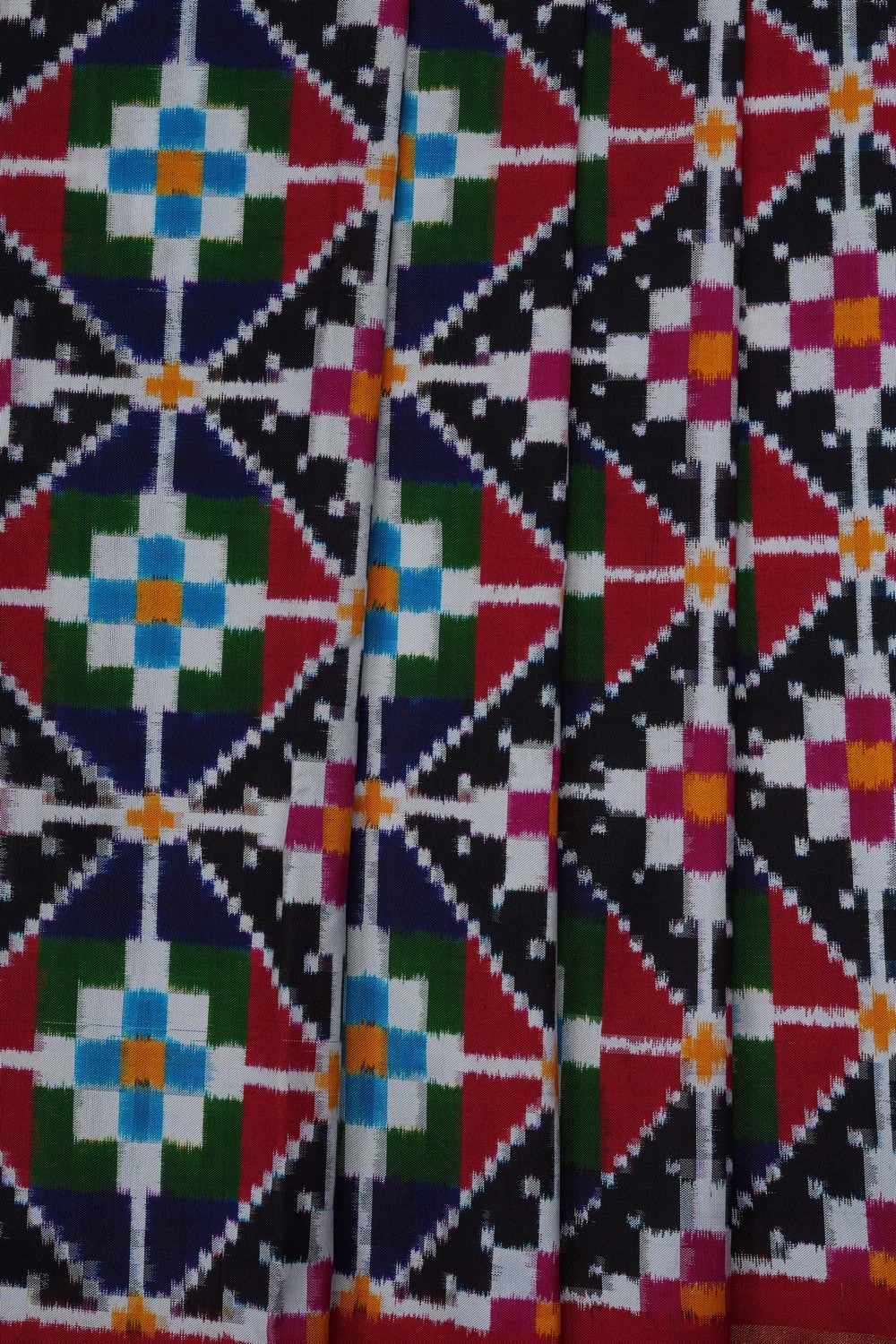 Image of Pochampally Ikat Silk Saree