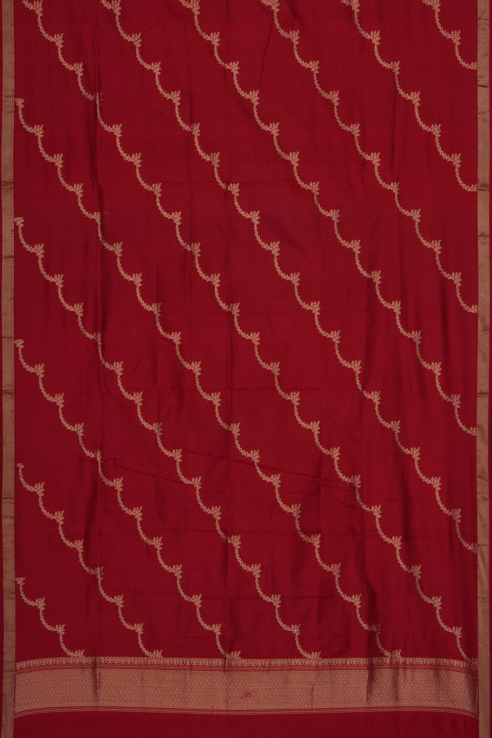 Image of Banarasi Silk Unstitched Suit (3 Pcs Set)