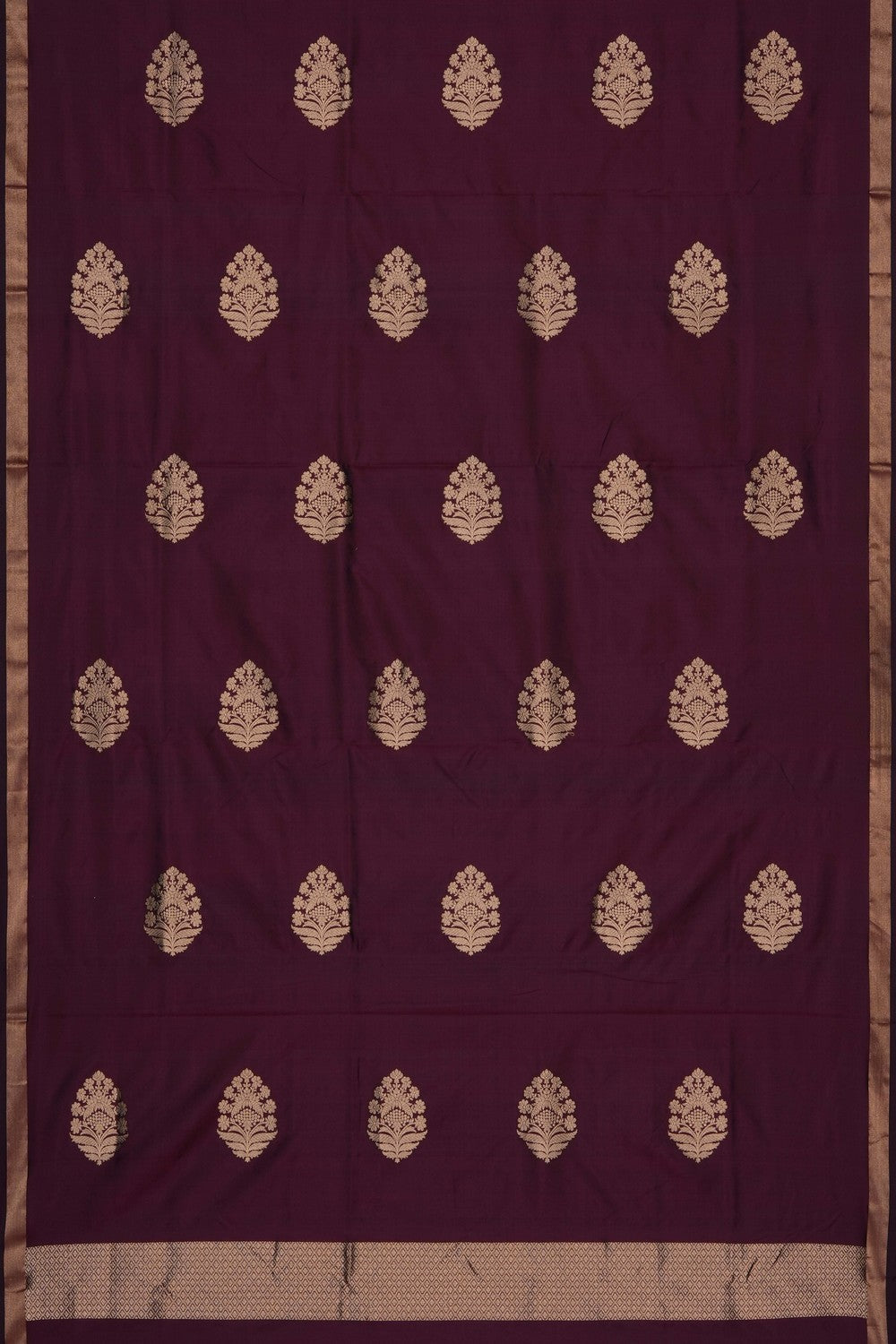 Image of Banarasi Silk Unstitched Suit (3 Pcs Set)