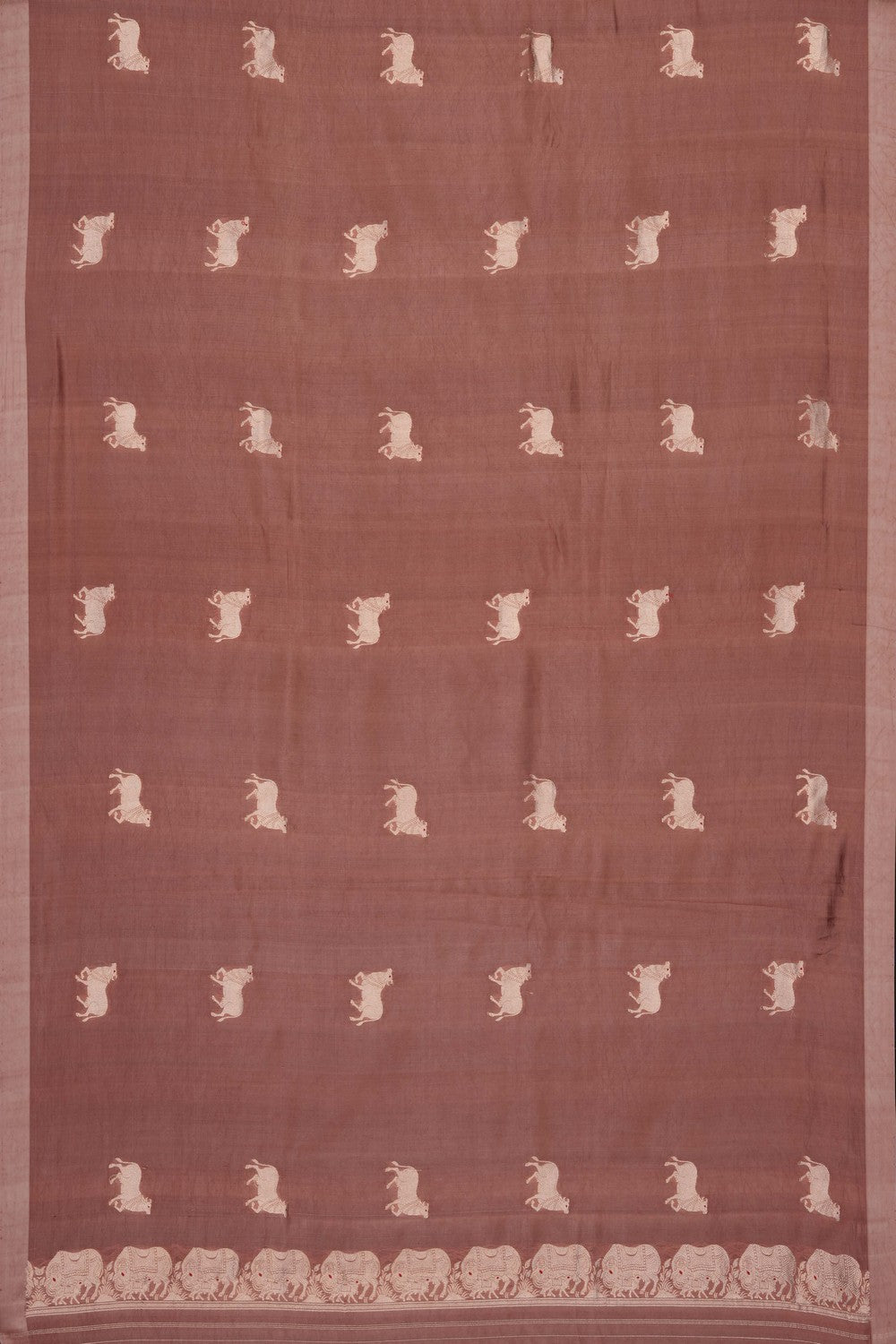 Image of Banarasi Silk Unstitched Suit (3 Pcs Set)