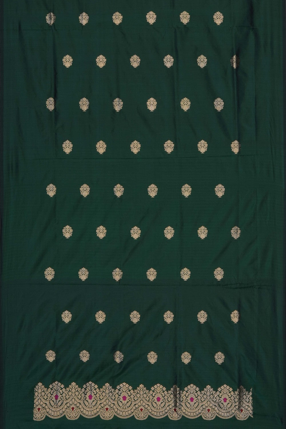 Image of Banarasi Silk Unstitched Suit (3 Pcs Set)