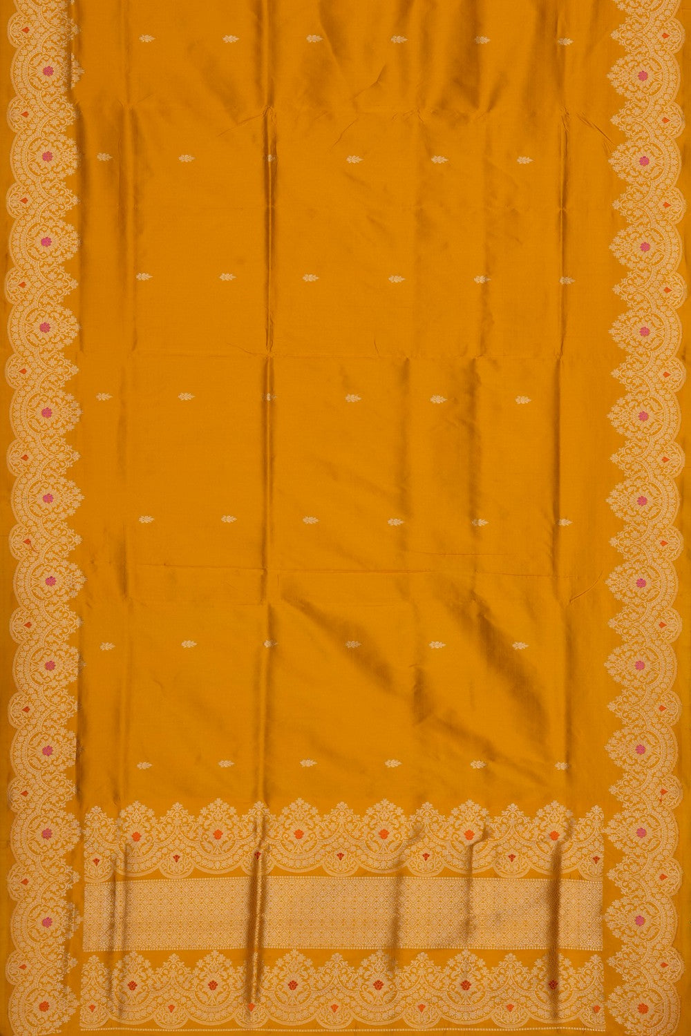 Image of Banarasi Silk Unstitched Suit (3 Pcs Set)