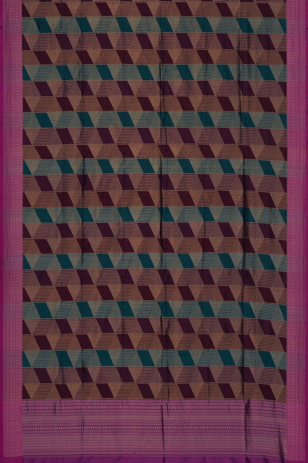 Image of Banarasi Silk Unstitched Suit (3 Pcs Set)