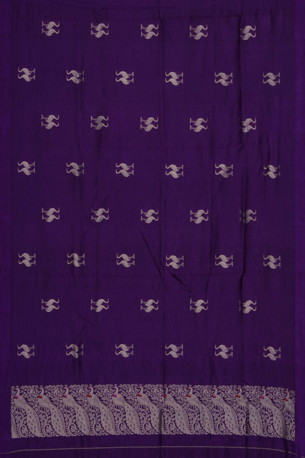 Image of Banarasi Silk Unstitched Suit (3 Pcs Set)
