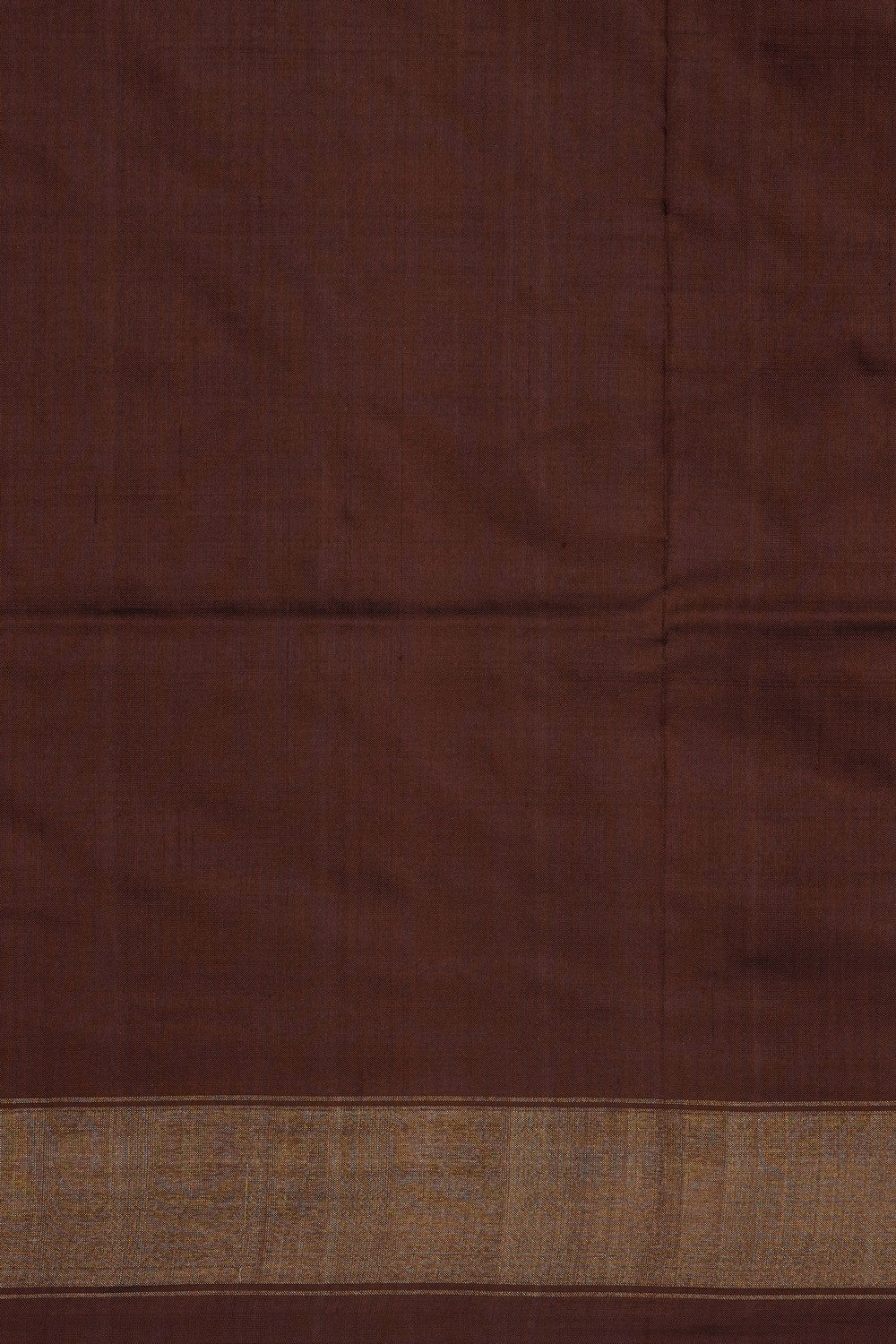 Image of Brown Pochampally Ikat Silk Saree