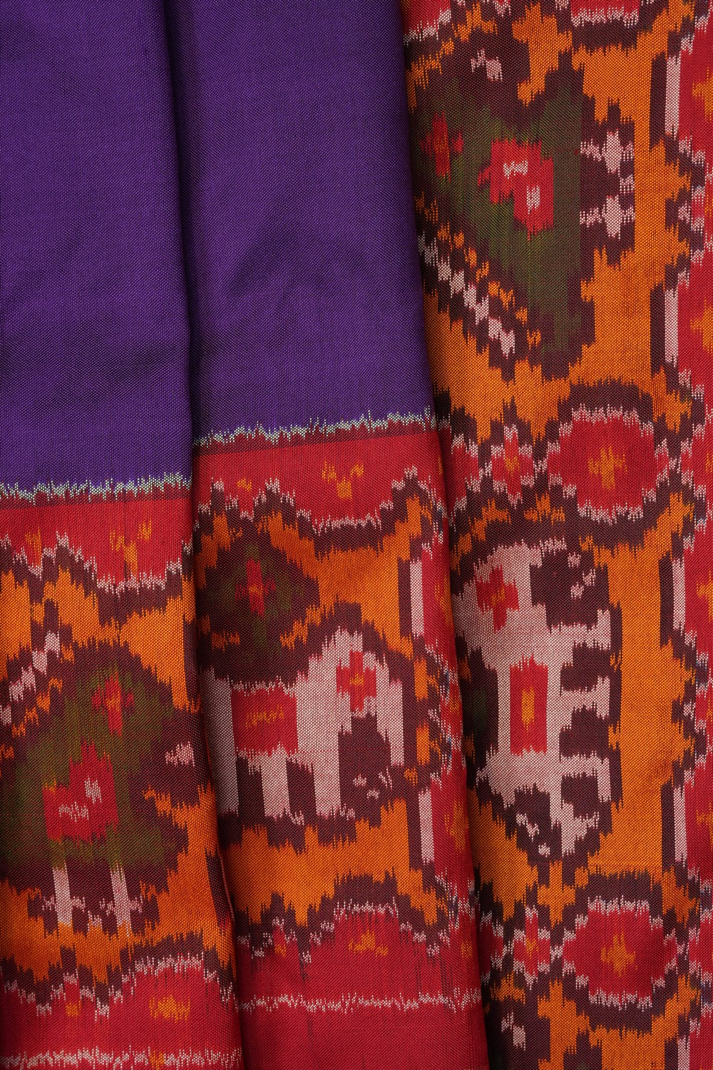 Image of Pochampally Ikat Silk Saree