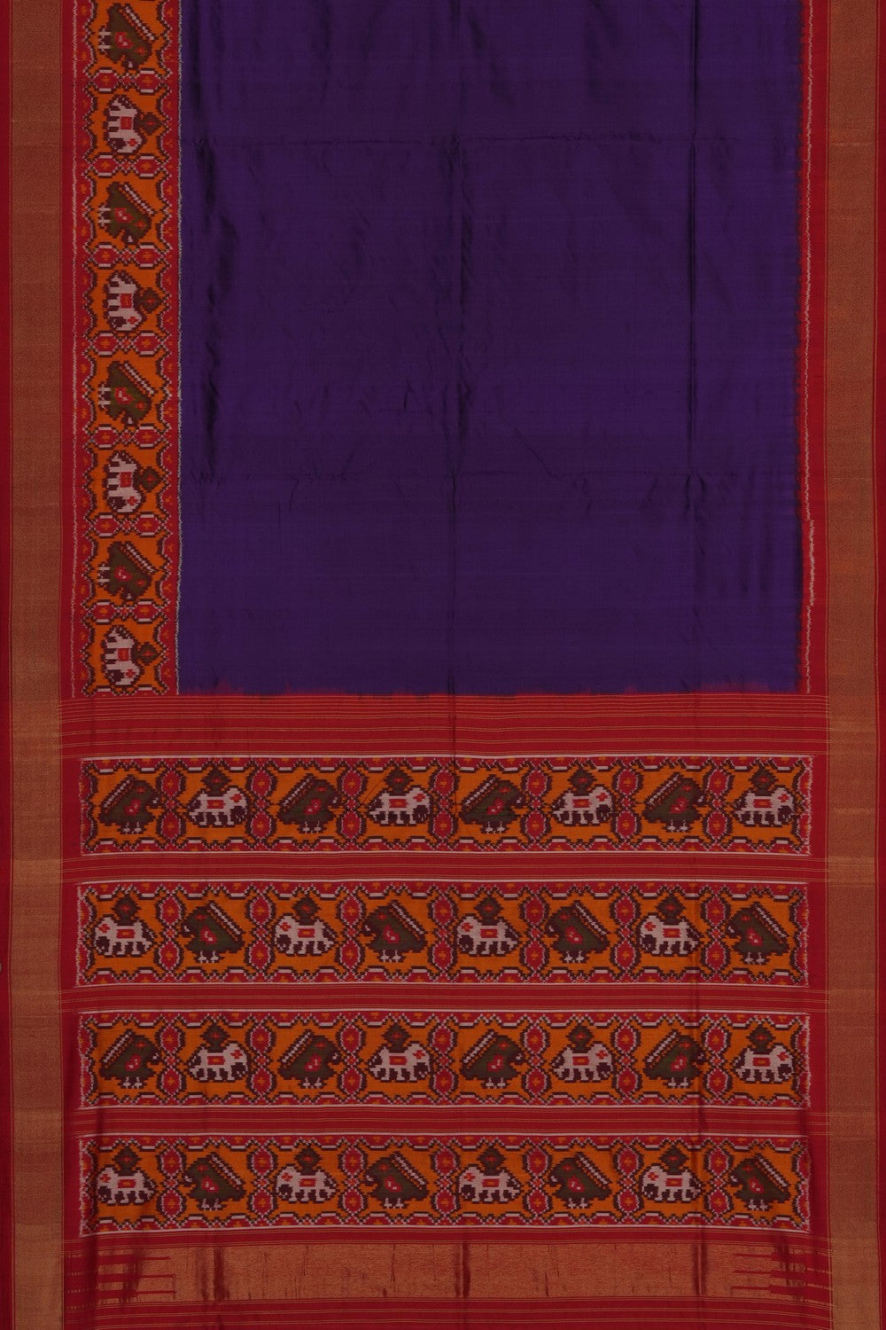 Image of Pochampally Ikat Silk Saree
