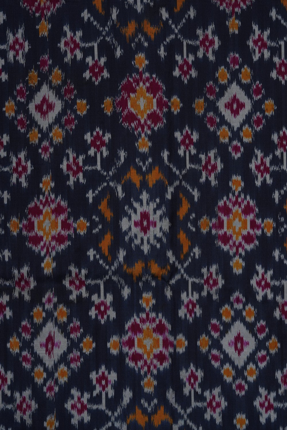 Image of Pochampally-Silk Pavada Unstitched Set